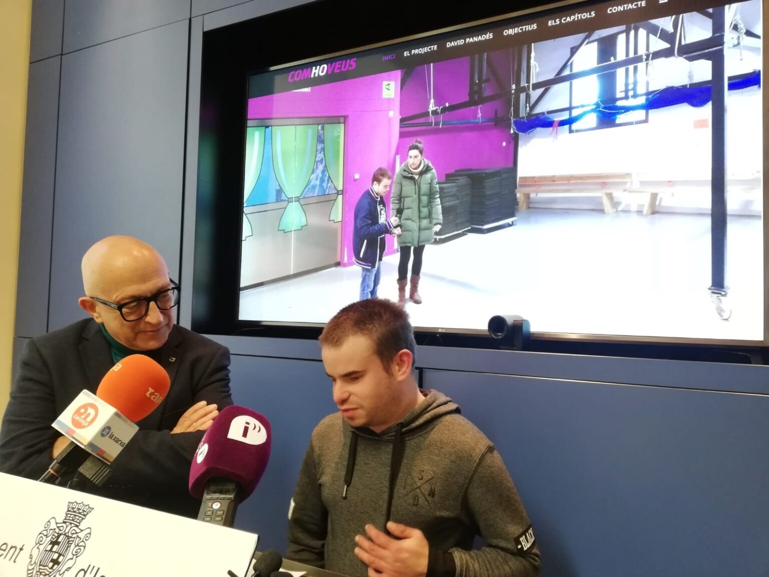 El podcast ‘Com ho veus’ recull vivències d’una persona cega a Igualada