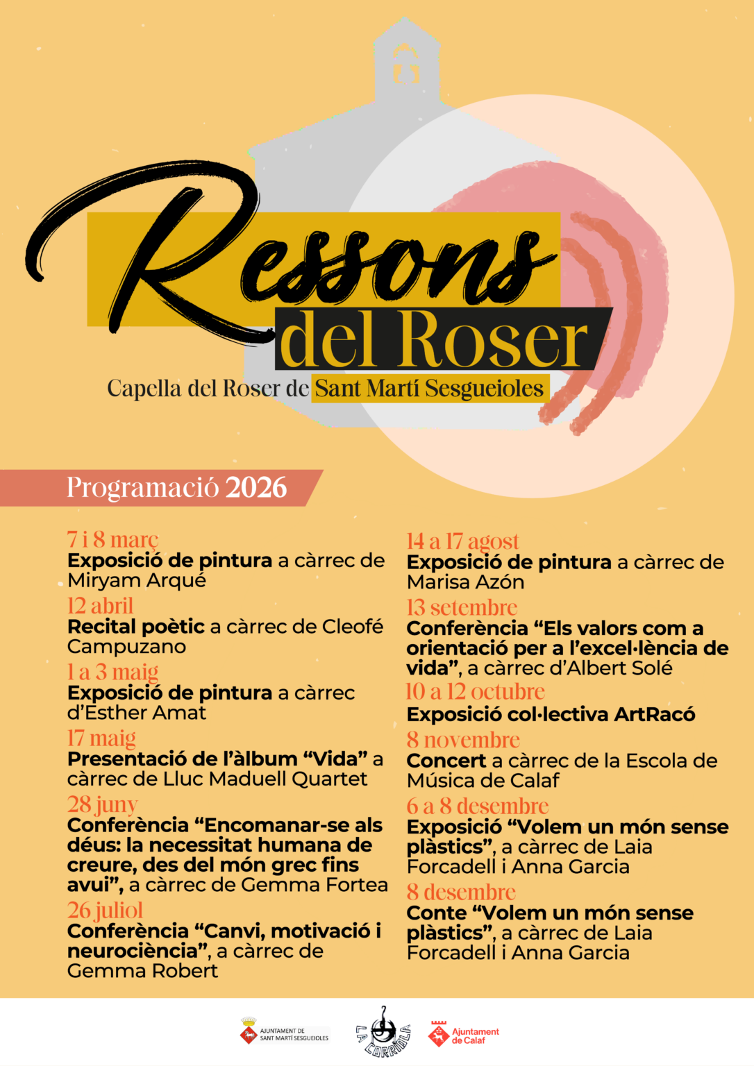Sant Martí Sesgueioles presenta la segona edició de «Ressons del Roser»