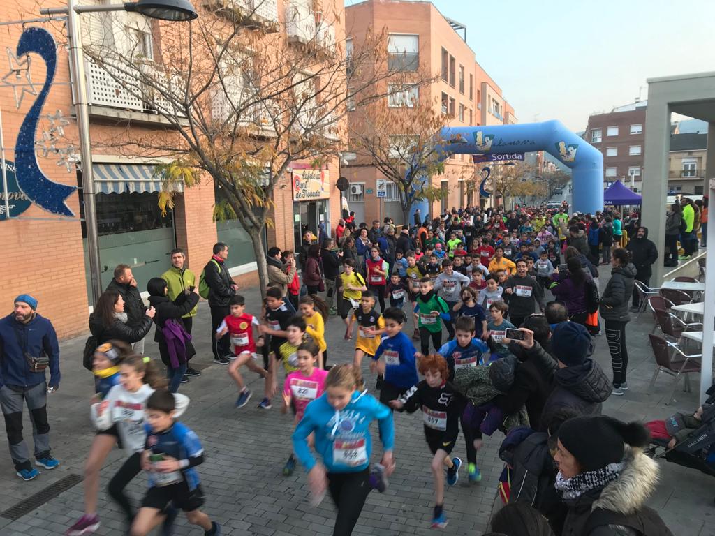 Albert Moreno i Carla Bisbal, del CAI Petromiralles, guanyen la Sant Silvestre de Vilanova del Camí