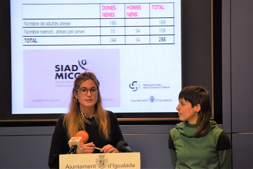 El Servei d’Informació i Atenció a les Dones de la Conca d’Òdena va atendre 289 persones l’any passat