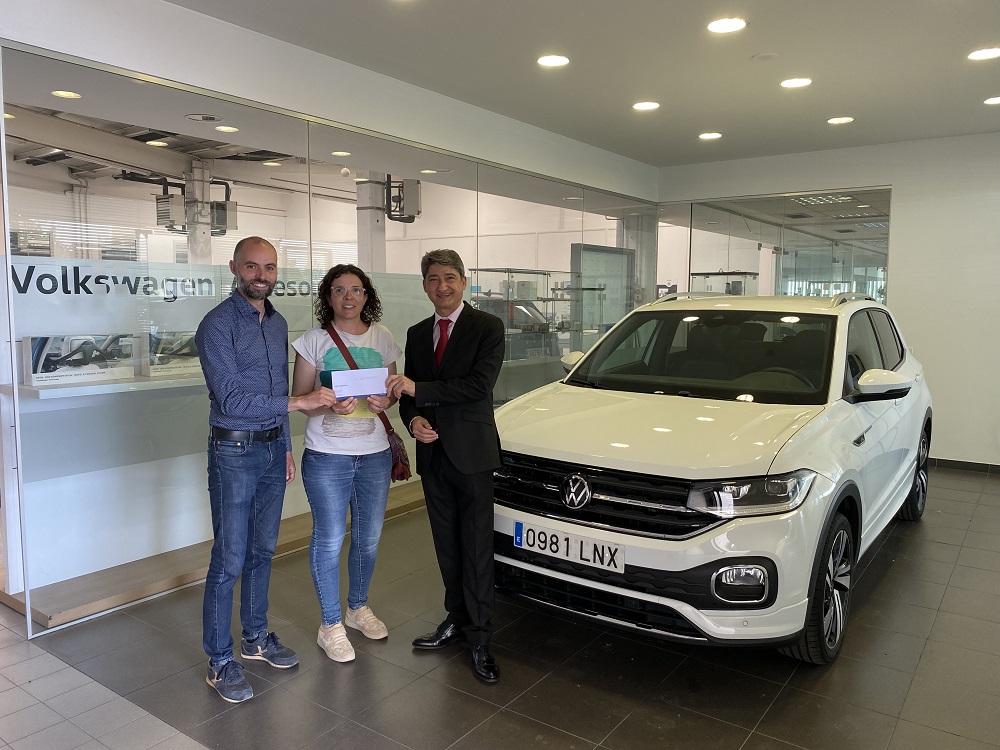 Entrega de premi del sorteig de la Fira Automercat