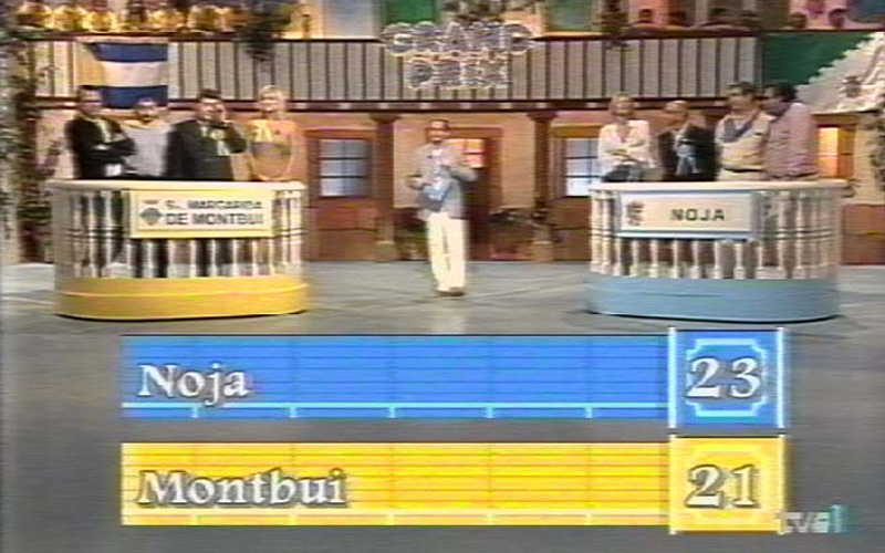 Puntuaci&oacute; final del programa on va participar Montbui (Arxiu)