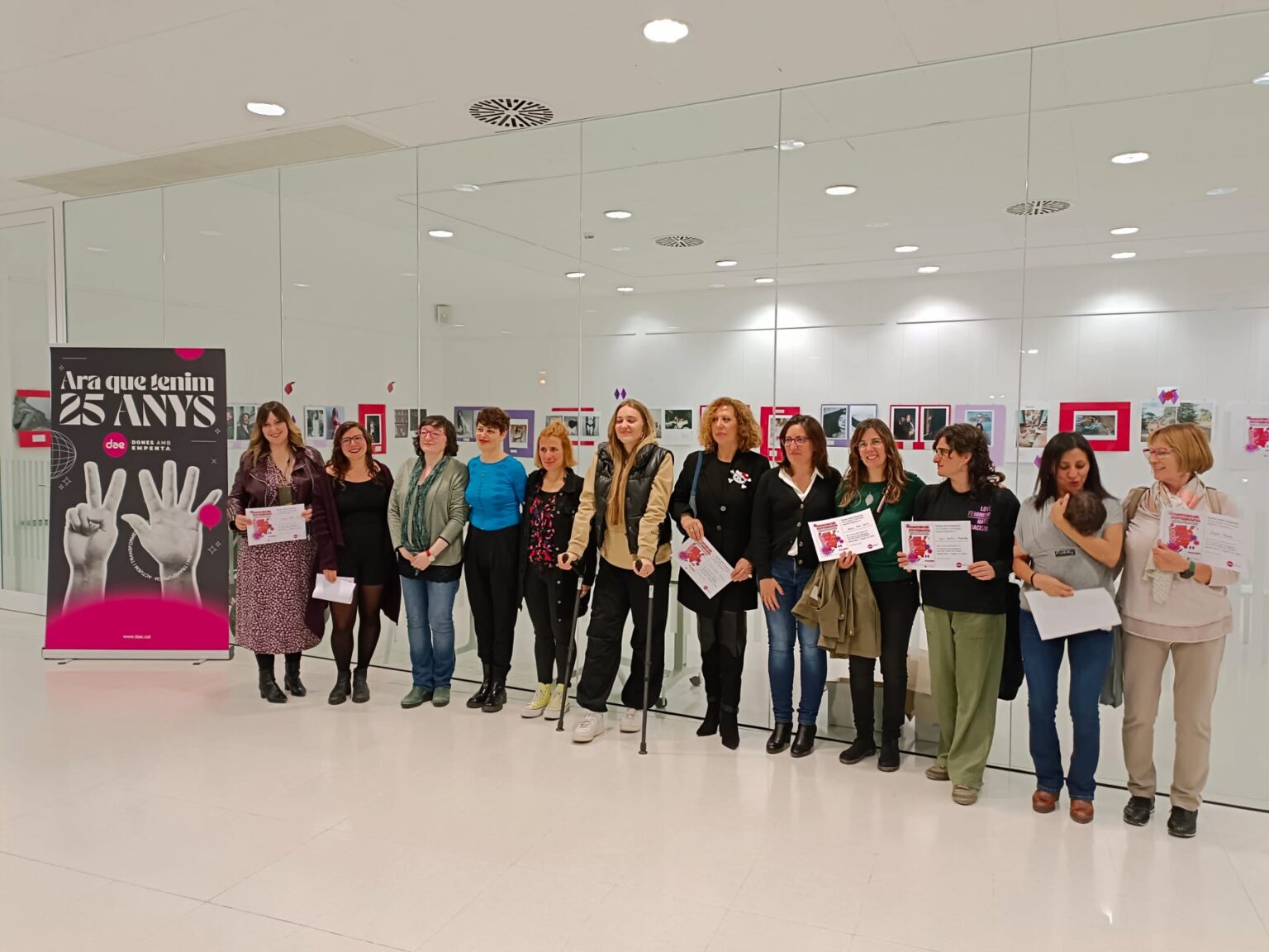 Aina Carpi, Agnès Font i Soraya Cantero, guanyadores del 20è Concurs de fotografia de Dones Amb Empenta