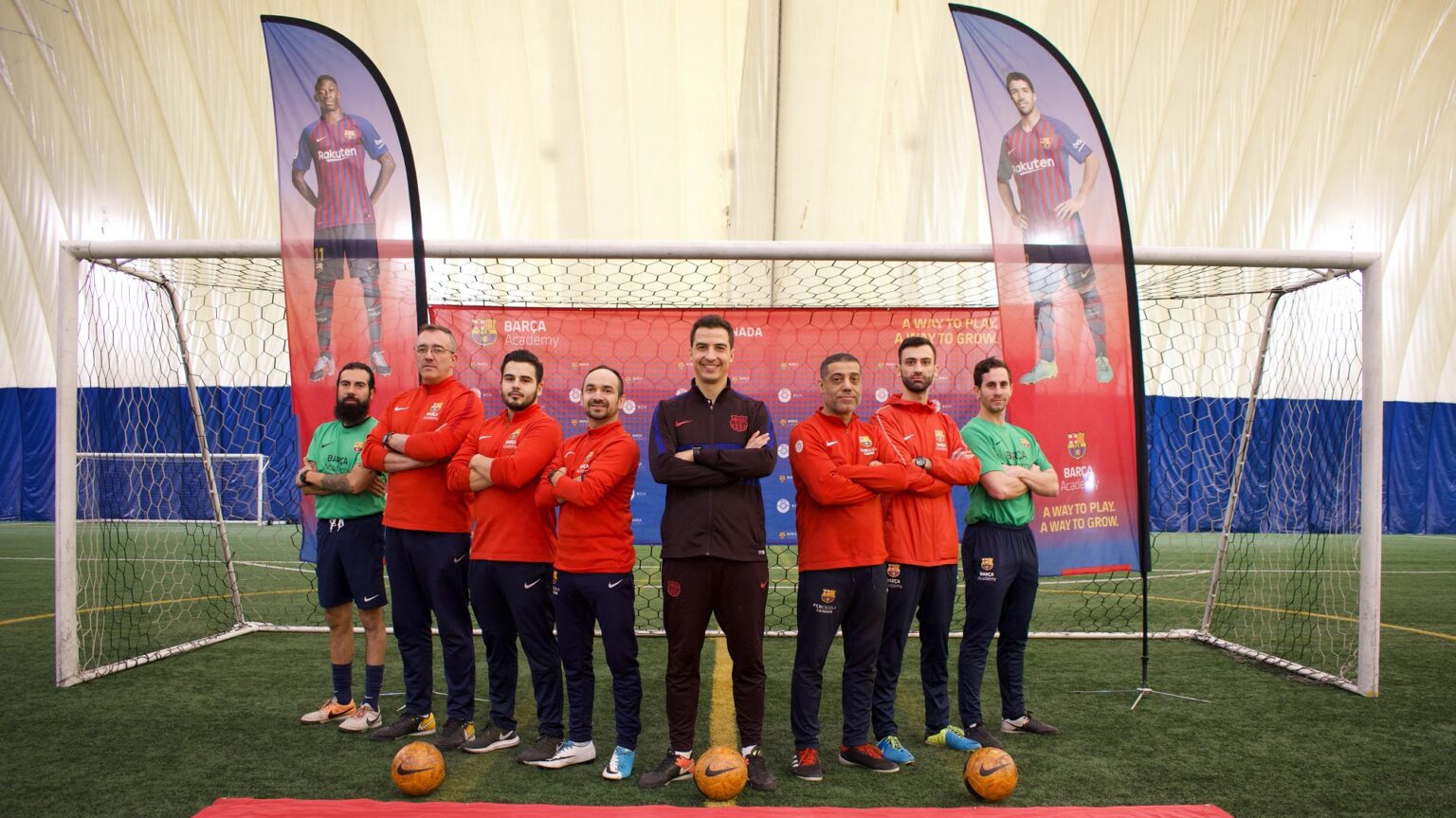 L’anoienc Xavi Pérez viu la pandèmia des del Canadà, on dirigeix una acadèmia del Barça