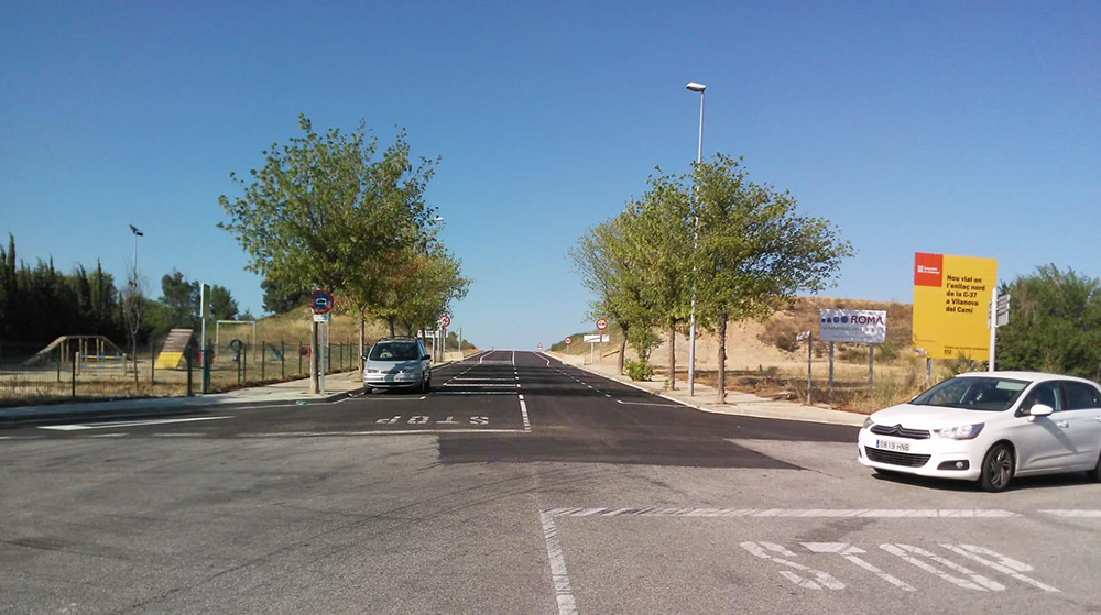La Ronda Sud estrena connexió amb el nord de Vilanova del Camí