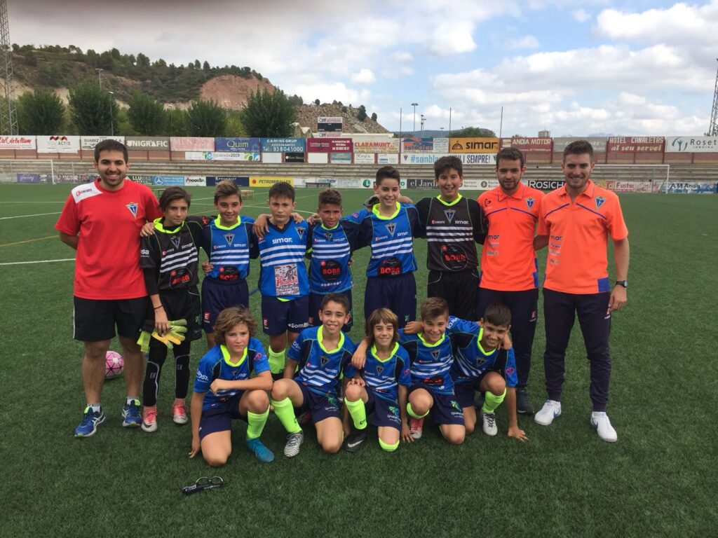 L’Aleví A del CF Igualada es manté a la categoria d’or del futbol 7 català