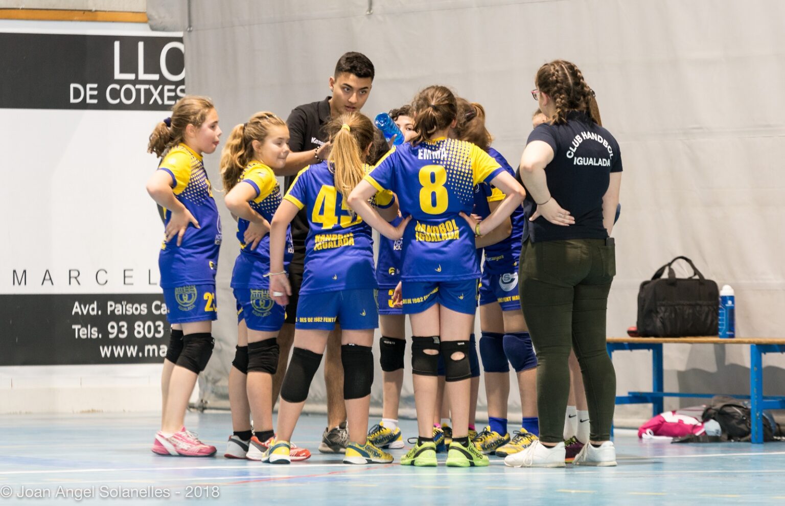 L’aleví femení del Handbol Igualada, sots-campió a les finals nacionals dels Jocs Escolars