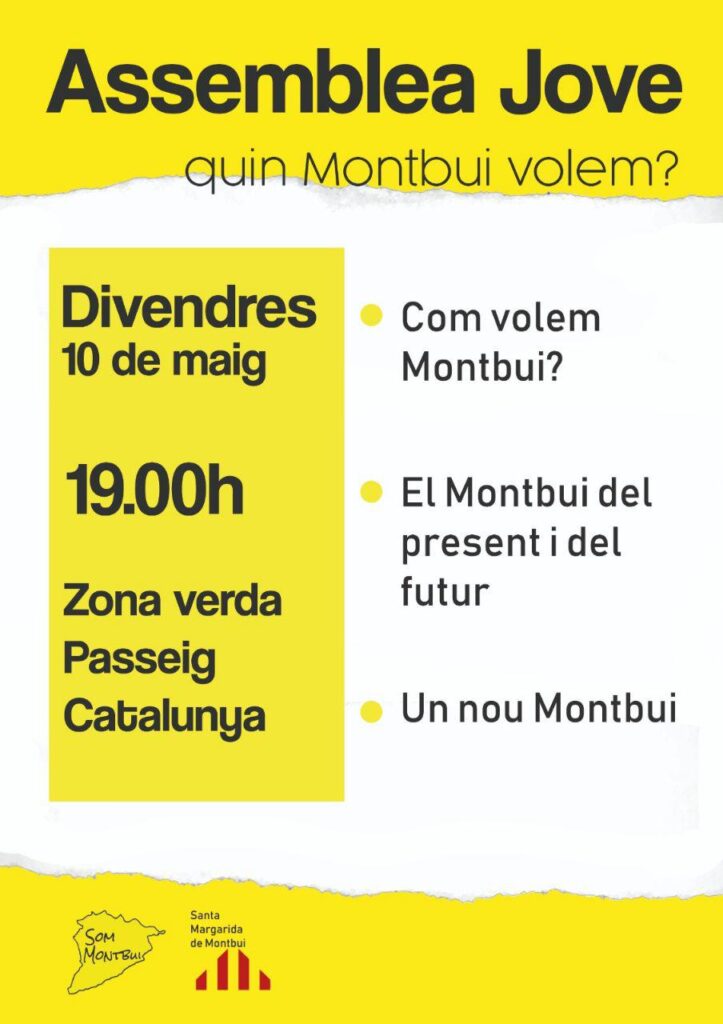 Els joves de Som Montbui – ERC organitzen una assemblea oberta aquest divendres