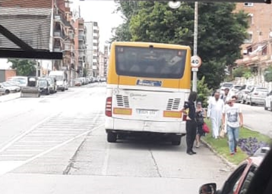 Nova avaria d’un vehicle de Monbus Hispano Igualadina