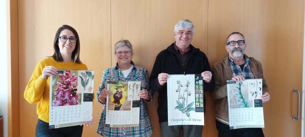 L’ajuntament d’Òdena edita el calendari 2023 amb la col·laboració del Grup d’Orquídies de l’Anoia