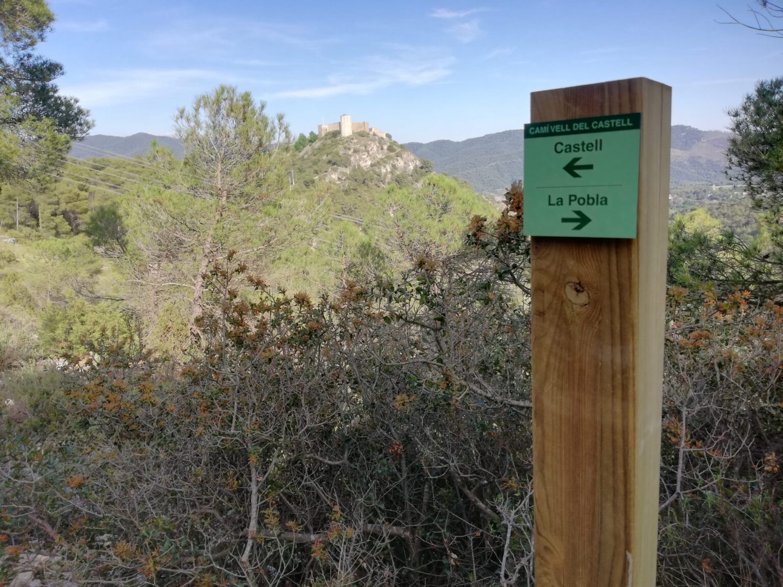 El camí vell del Castell de Claramunt esdevindrà un itinerari històric