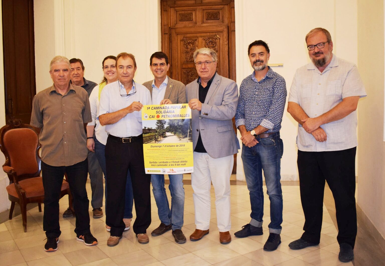 Diumenge, primera Caminada Popular Solidària CAI Petromiralles