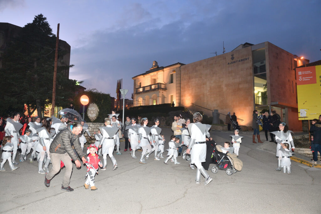 Òdena viu un intens cap de setmana de Carnestoltes