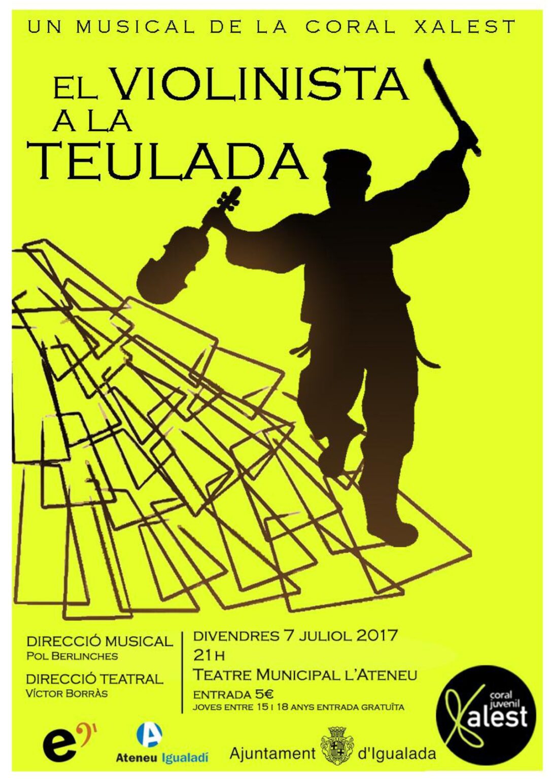 La Coral Juvenil Xalest tanca el curs amb el musical «El violinista a la teulada»
