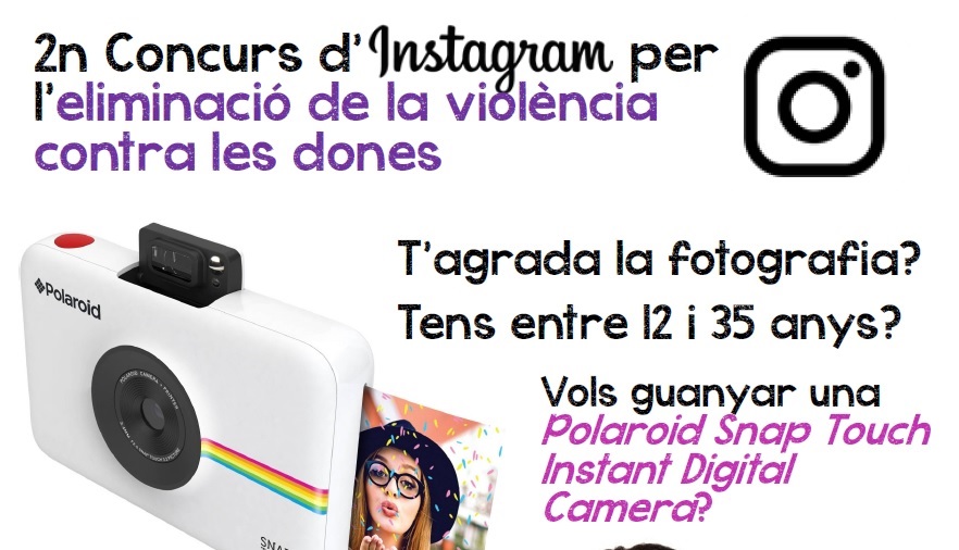 Segona edició del concurs d’Instagram per joves al voltant del 25N