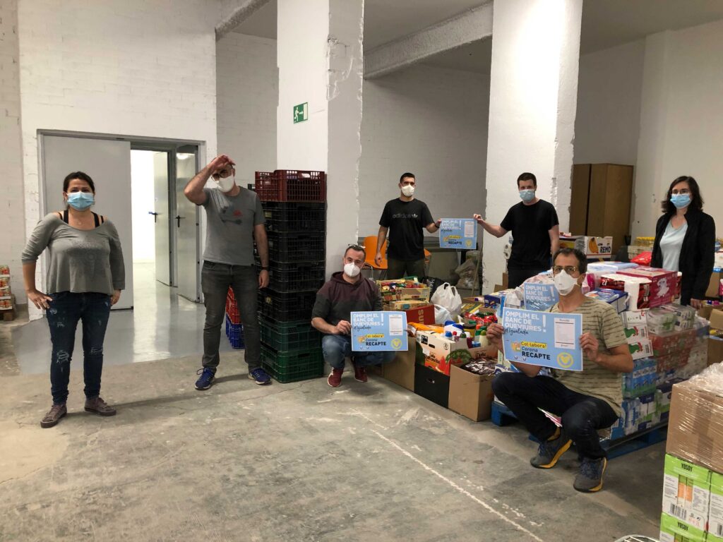 El ‘Corona Recapte’ recull més de 3.500 quilos d’aliments per al Banc de Queviures d’Igualada