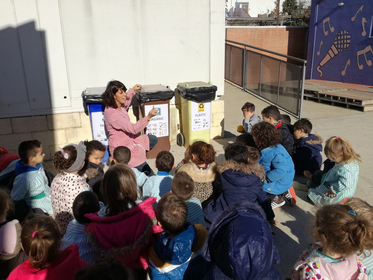 L’escola García Lorca de Montbui se suma als ‘Fridays for future’