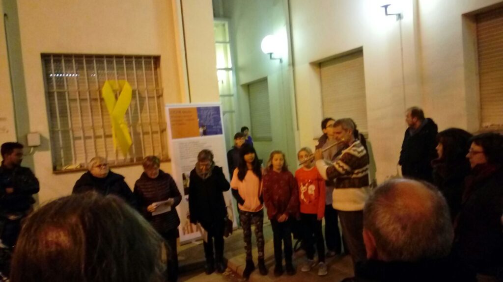 Igualada reivindica els drets humans al compàs del ‘Cant dels ocells’