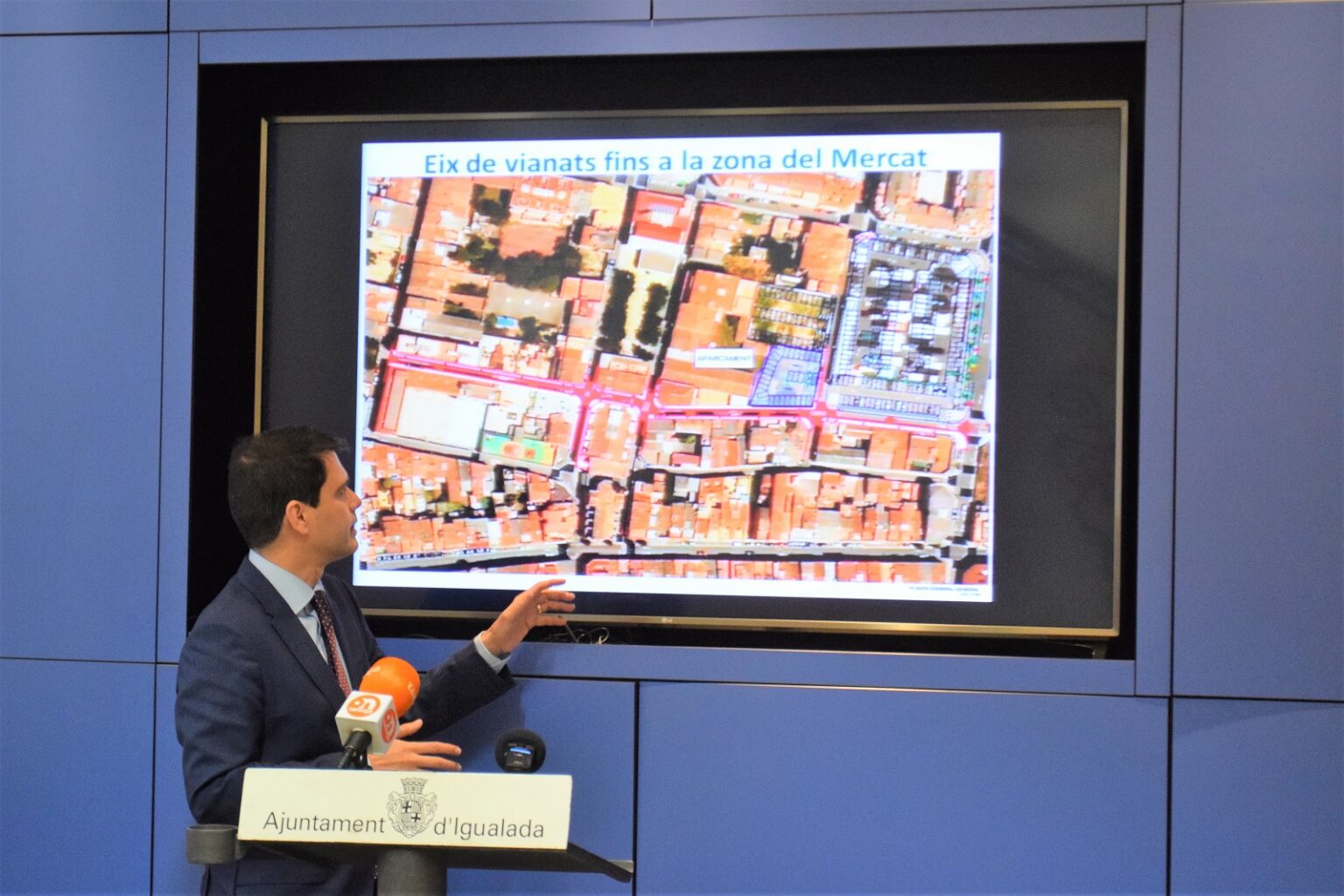 Un nou eix per als vianants unirà el nucli antic d’Igualada amb el Mercat de la Masuca
