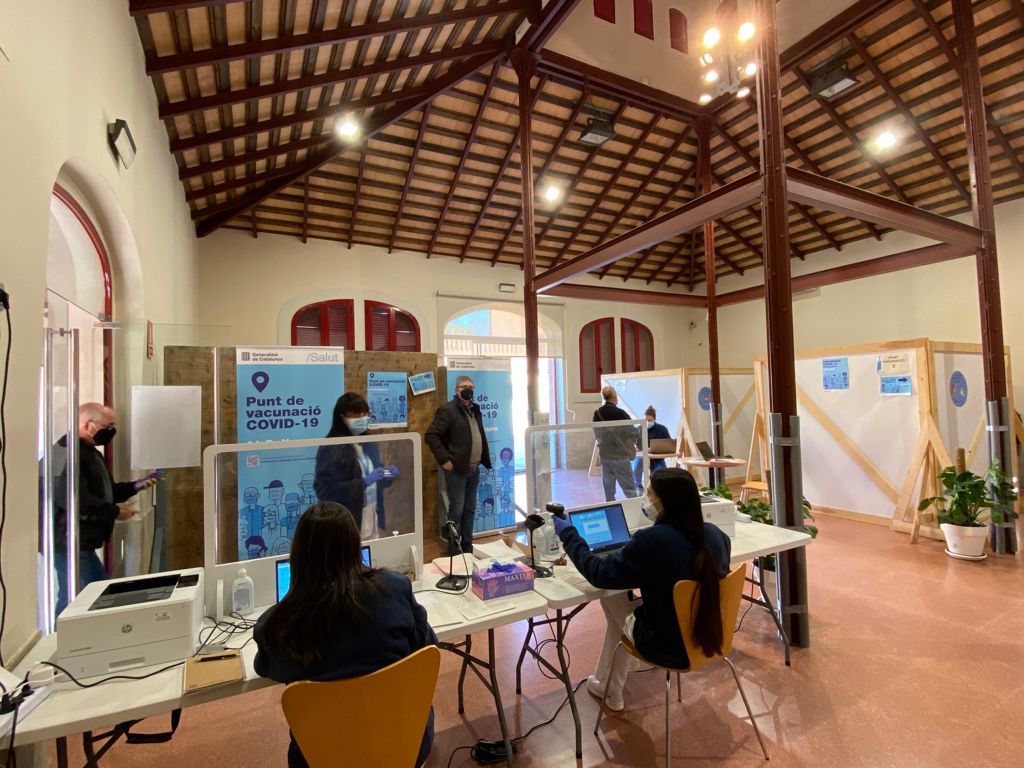 L’Escorxador d’Igualada reobre com a punt de vacunació massiva