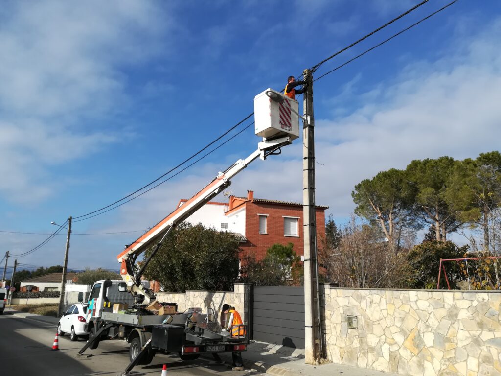 La Torre de Claramunt continua renovant amb leds l’enllumenat públic