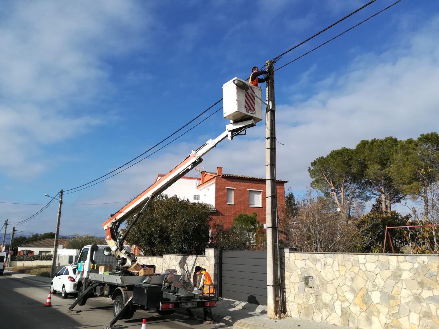 La Torre de Claramunt continua renovant amb leds l’enllumenat públic