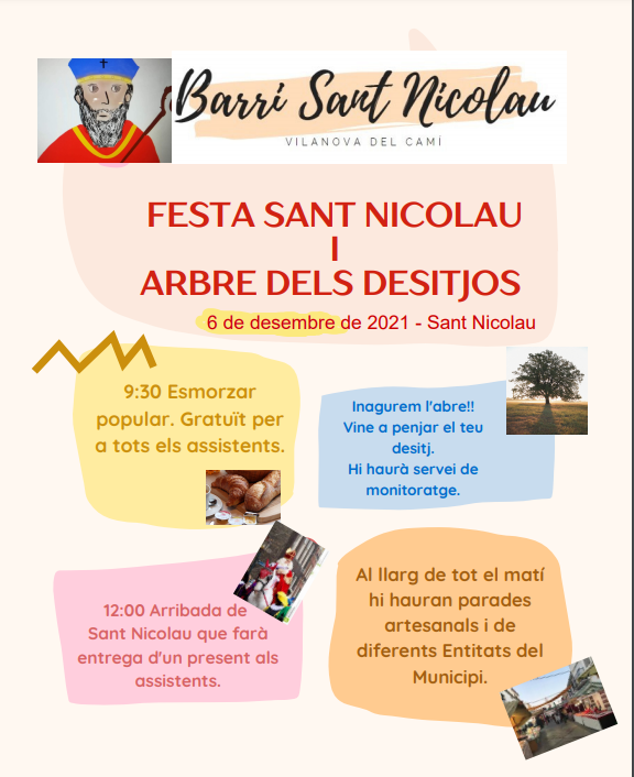 L’Associació de veïns del Barri de Sant Nicolau de Vilanova prepara la festa de Sant Nicolau i de l’Arbre dels desitjos