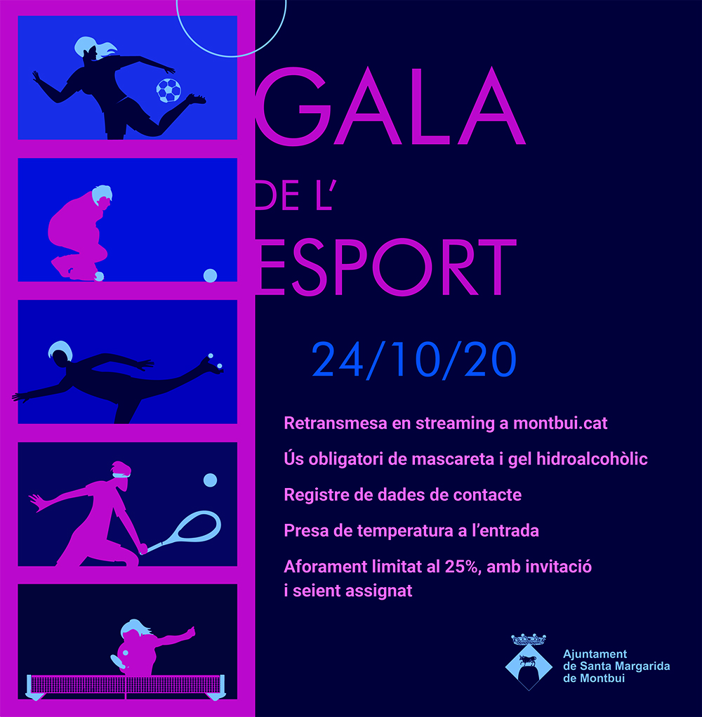Montbui retrà homenatge als seus esportistes en una Gala de l’Esport marcada per la Covid-19