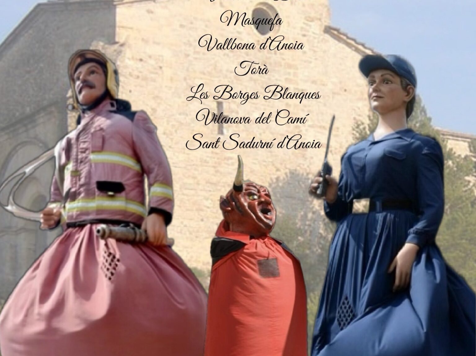 La Llacuna acollirà diumenge la 31a Trobada de Gegants i Capgrossos
