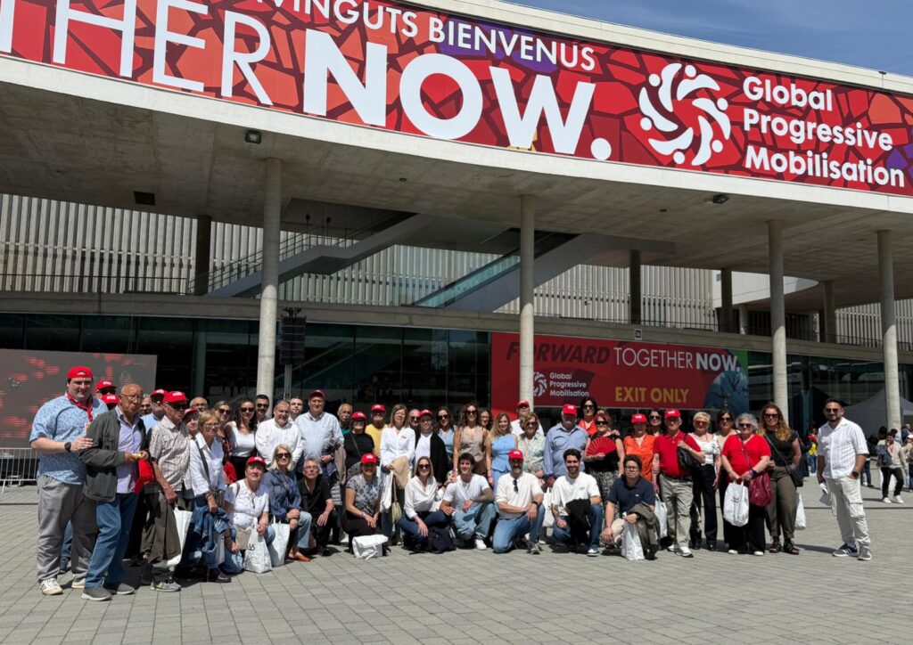 El PSC Anoia participa a la Global Progressive Mobilisation a Barcelona