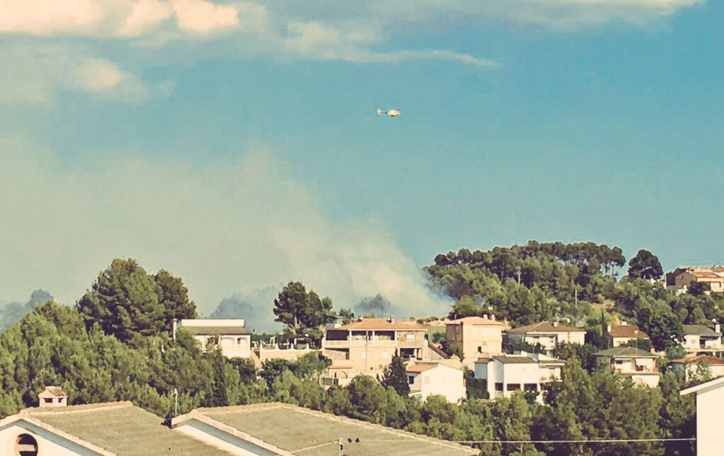 Estabilitzat un incendi a Masquefa