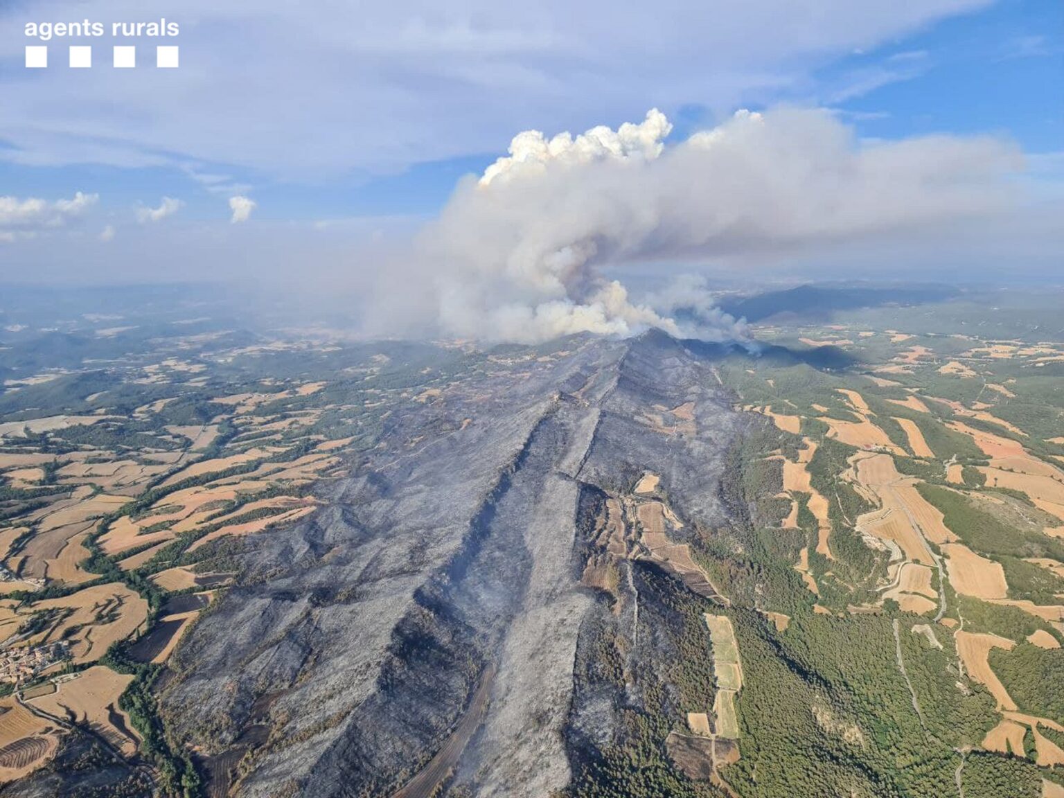 Els Bombers donen finalment per extingit l’incendi de l’Anoia i la Conca de Barberà que es va iniciar fa prop d’un mes