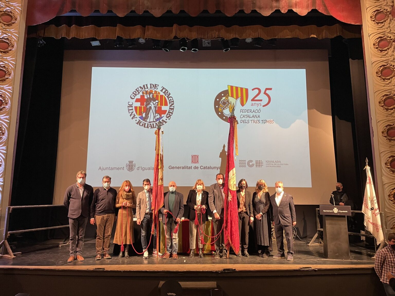 La consellera de Cultura presideix l’arrencada de la celebració dels 200 anys dels Tres Tombs d’Igualada