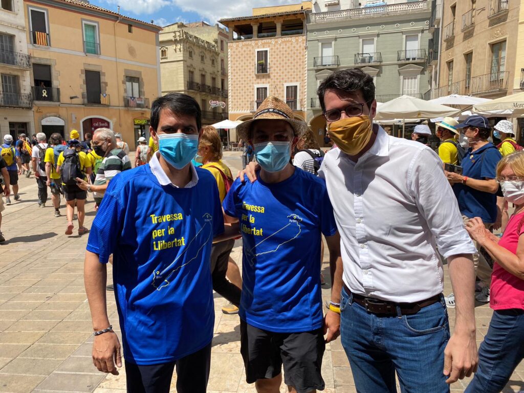 La «Travessa per la llibertat» de Jordi Turull passa per l’Anoia