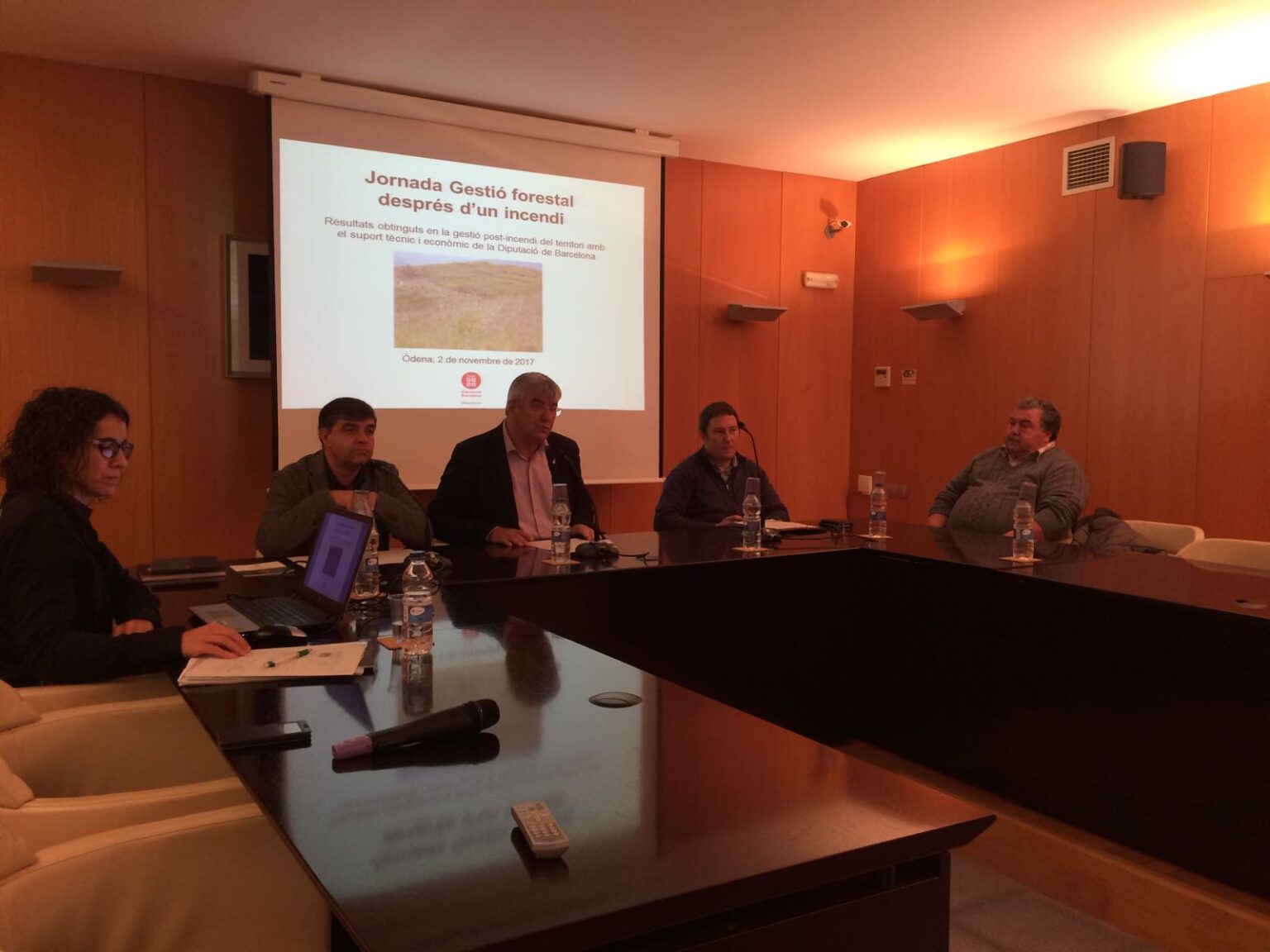 Òdena acull una jornada sobre gestió forestal després d’un incendi