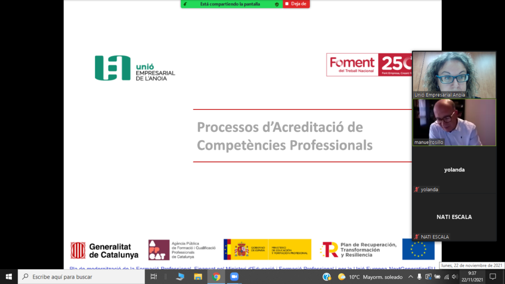 La UEA celebra una jornada sobre l’acreditació professional
