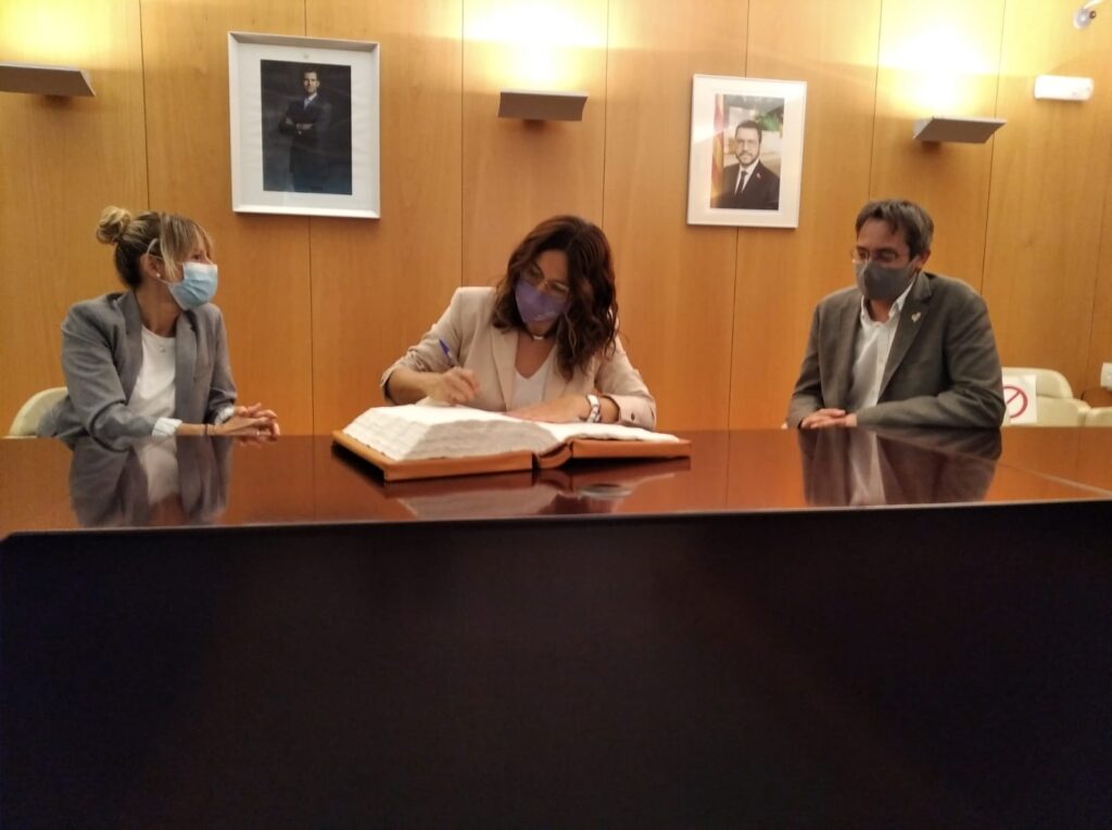 La consellera de Presidència, Laura Vilagrà visita Òdena