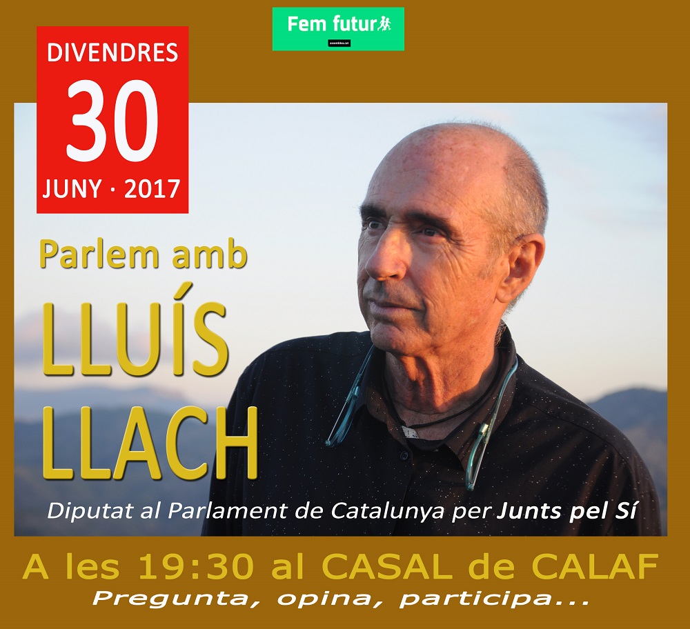 Divendres, Lluís Llach a Calaf