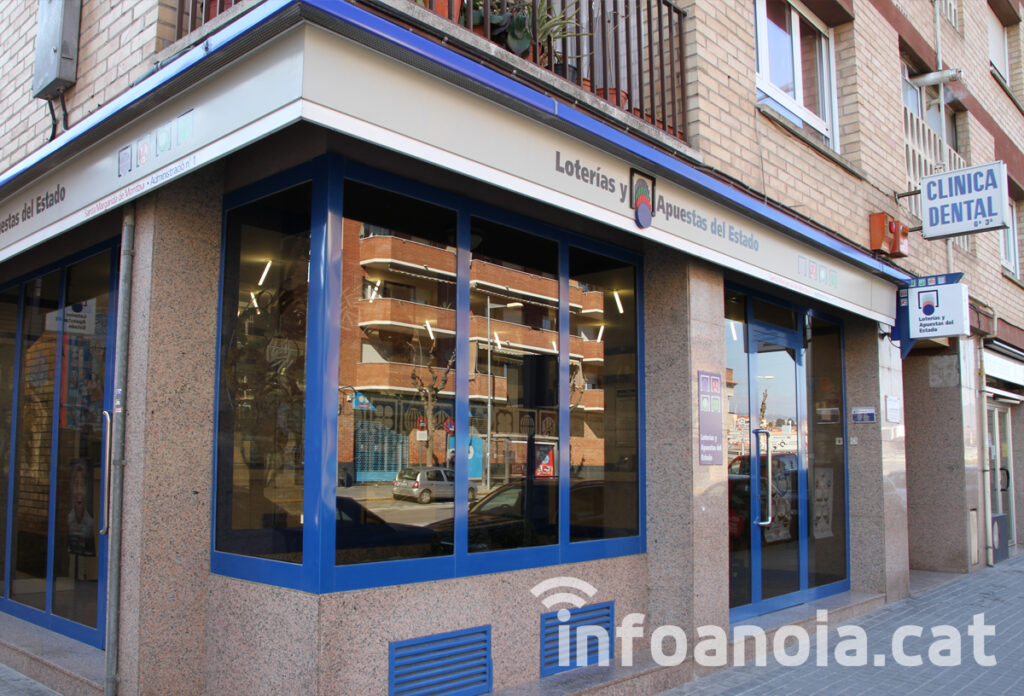 Montbui reparteix part del tercer premi del sorteig de Nadal