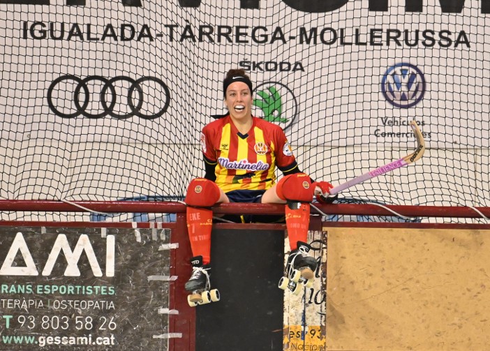 La igualadina Maria Díez «Peke» marca el seu gol número 500 a l’OK Liga