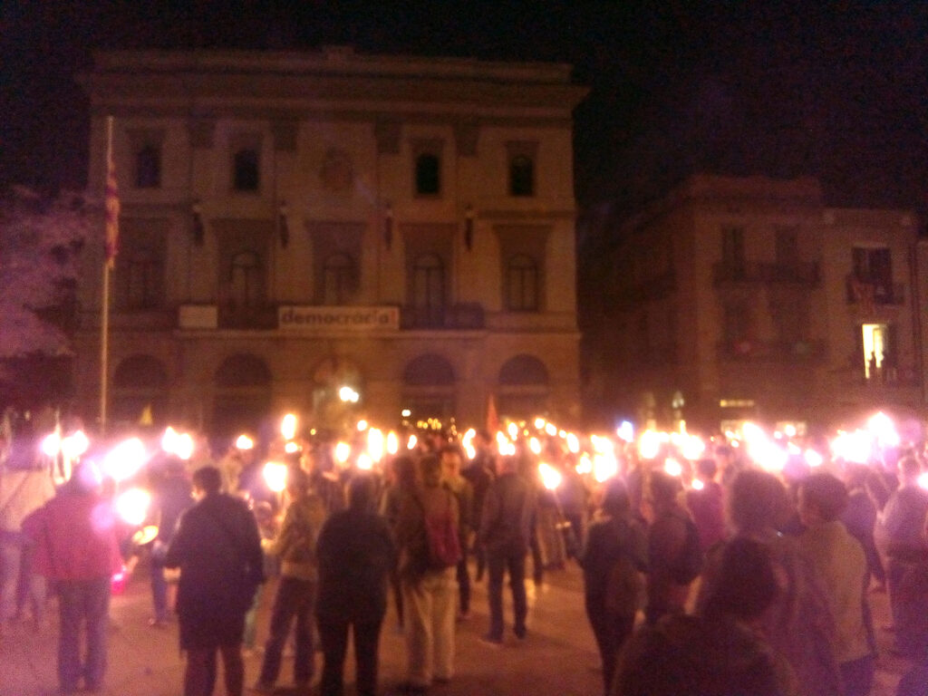 Convoquen una marxa de torxes a Igualada per reclamar la llibertat dels presos polítics