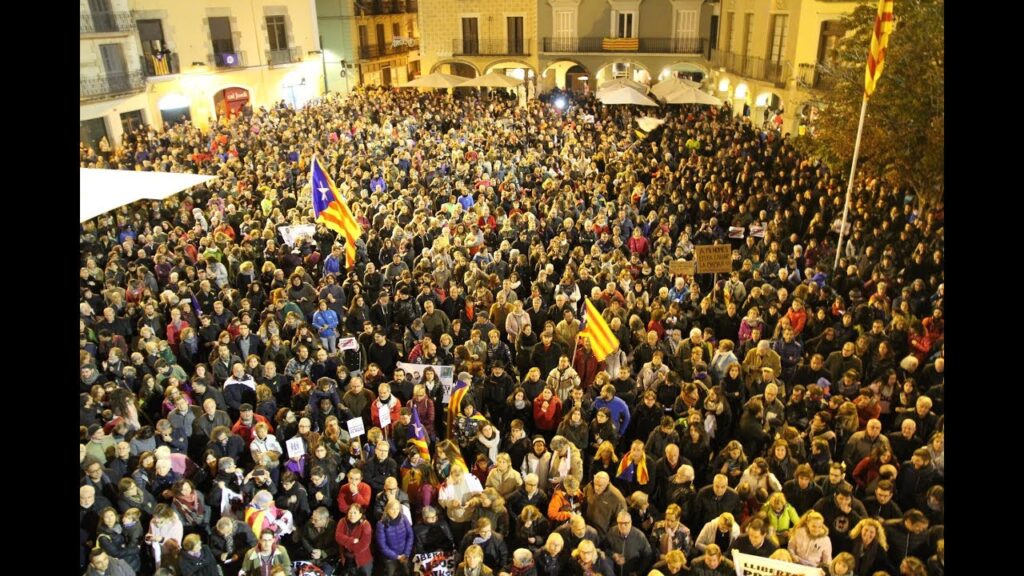 Concentració a Igualada per reclamar l’alliberament dels presos polítics