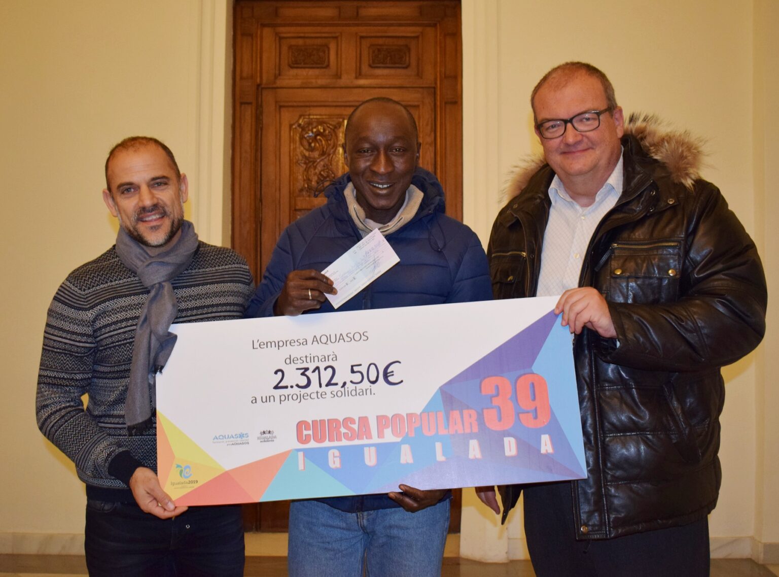 Aquasos lliura més de 2.300 euros per un projecte d’agricultura solidària a Gàmbia