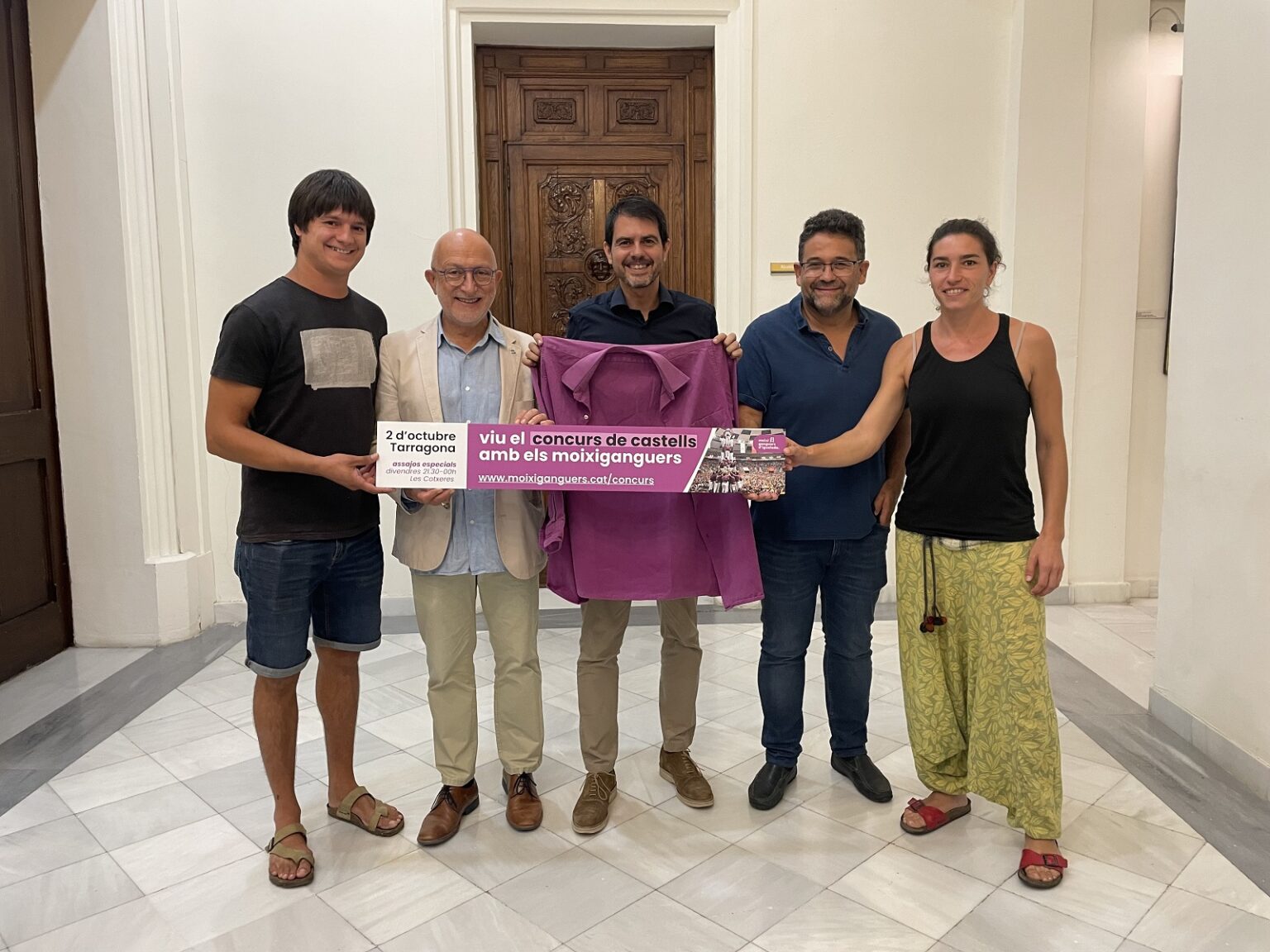 Els Moixiganguers conviden la ciutadania a fer-los costat al Concurs de Castells de Tarragona