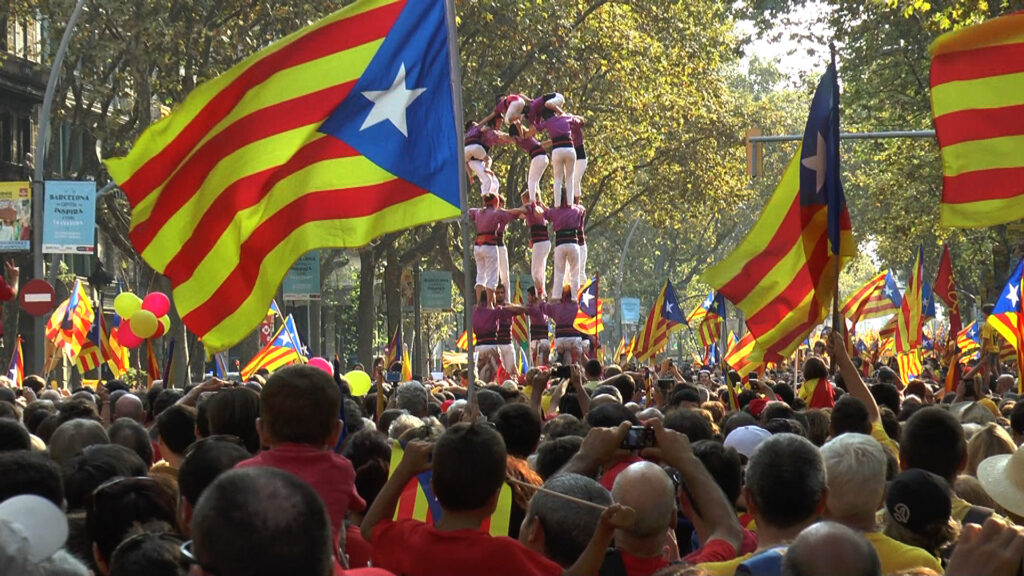 Una trentena de busos surten des de l’Anoia cap a l’11-S de Barcelona