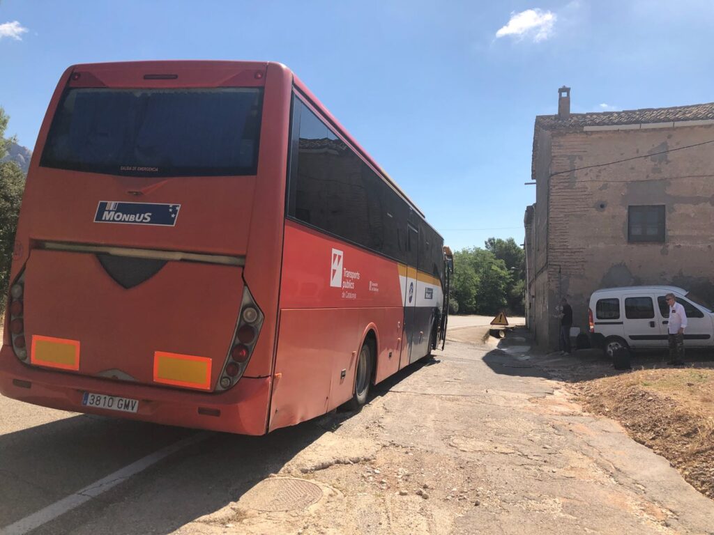 Cinquè autocar de Monbus avariat en dues setmanes