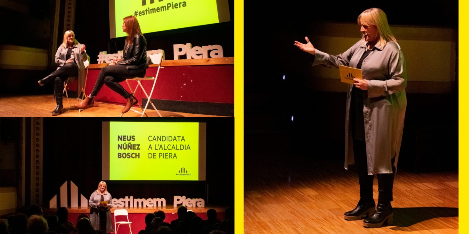 ERC presenta Neus Núñez com la seva candidata per Piera
