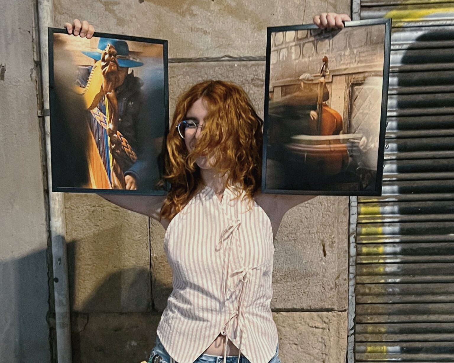 La vilanovina Noa Parra Hidalgo viu amb il·lusió la seva primera mostra internacional a Barcelona