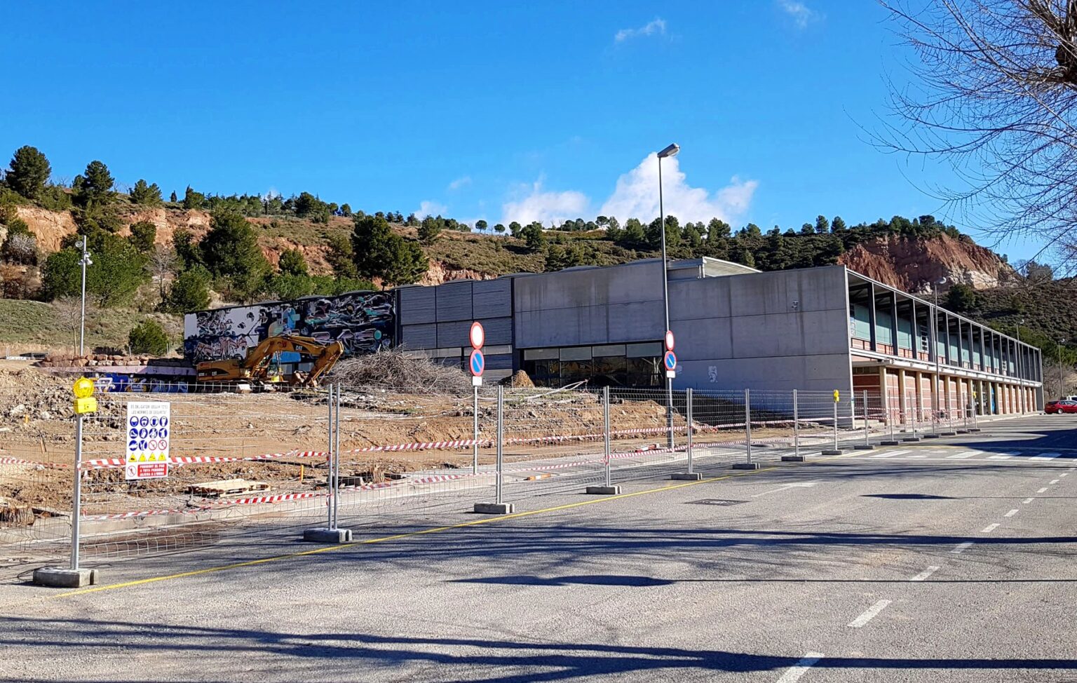 Comencen les obres del nou pavelló de Les Comes