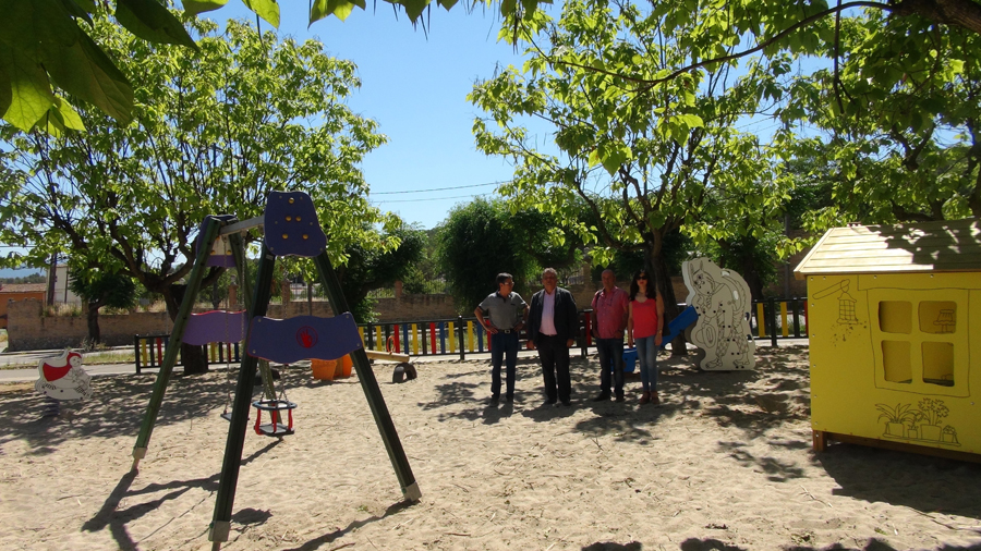 Les millores del nou parc infantil de la Plaça de la Sort de Santa Margarida de Montbui ja estan a punt